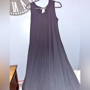 New Symphony & Note long gray sleeveless maxi dress size XS